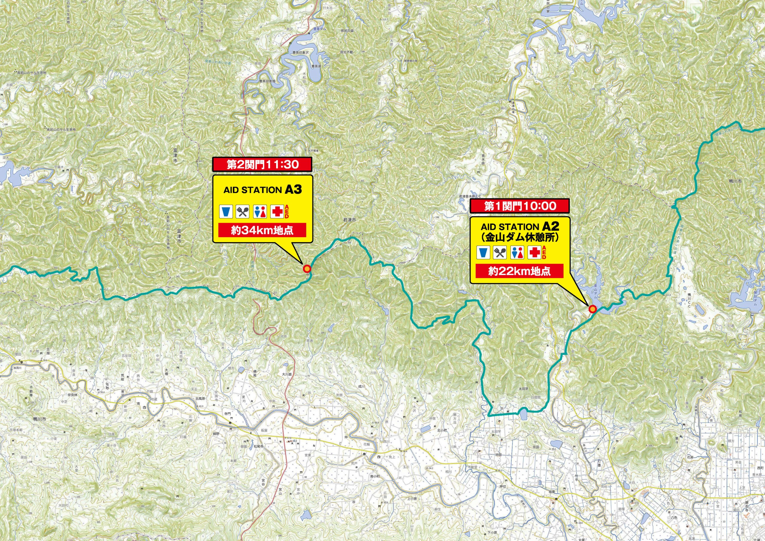 コース - Coast to Coast 2025房総半島横断レース